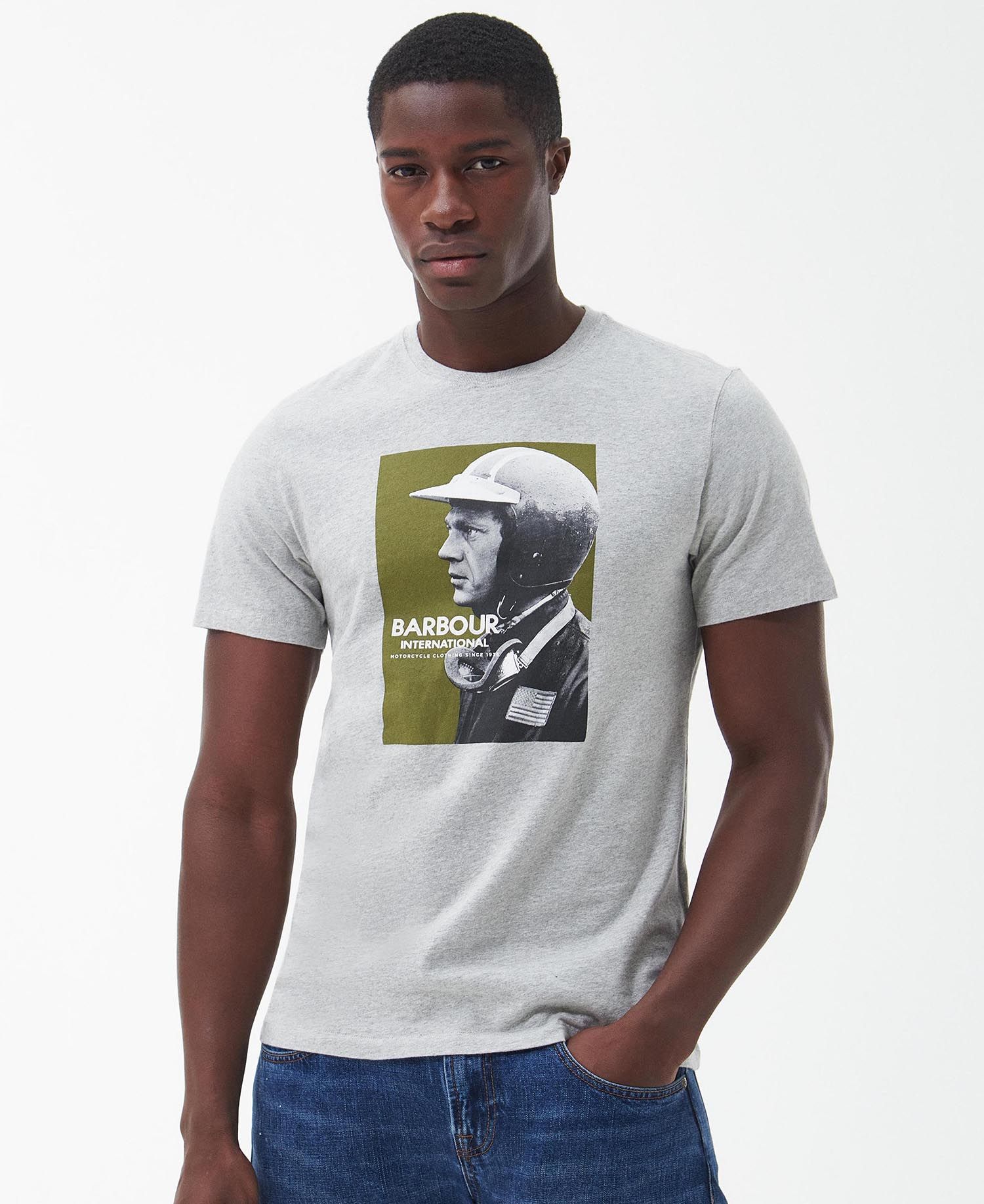 Shop the B.Intl Greyson T Shirt in Grey today. Barbour