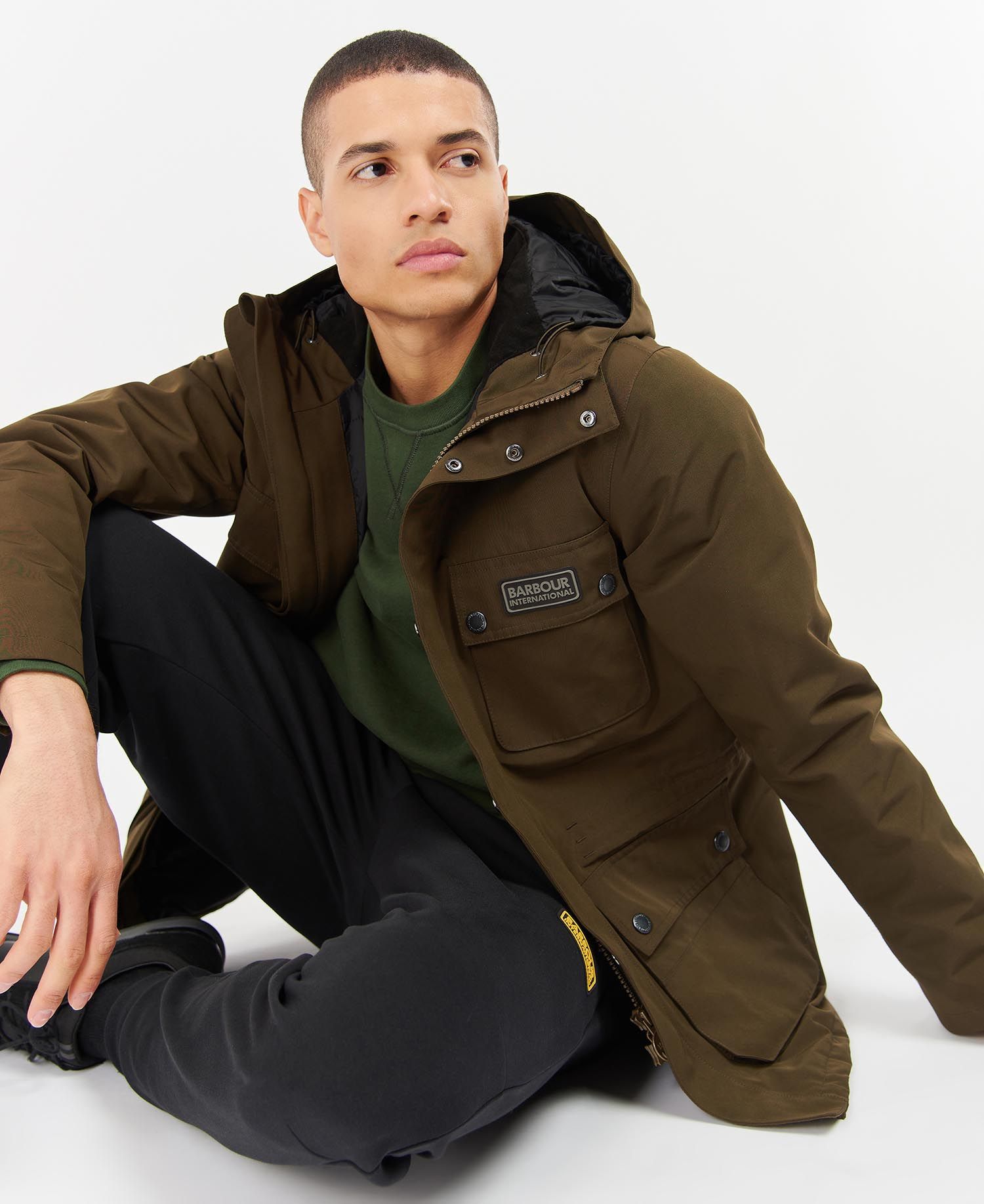 Barbour endo jacket shop black