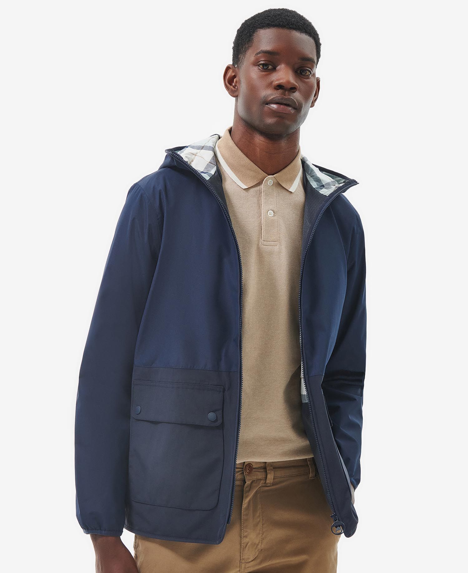 Barbour kinnordy sales waterproof hooded jacket