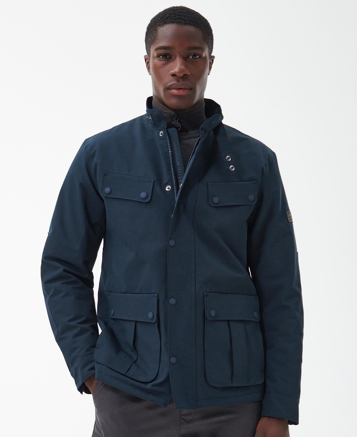 Shop the B.Intl Tourer Duke Waterproof Jacket in Navy today. Barbour