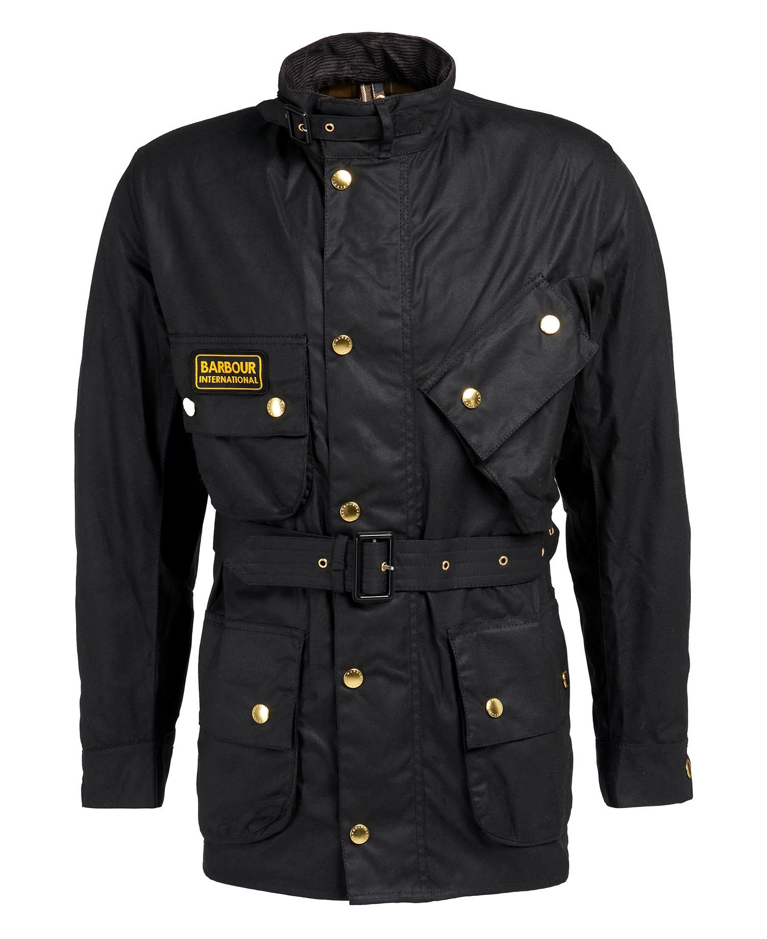 B.Intl International Original Waxed Jacket in Black | Barbour
