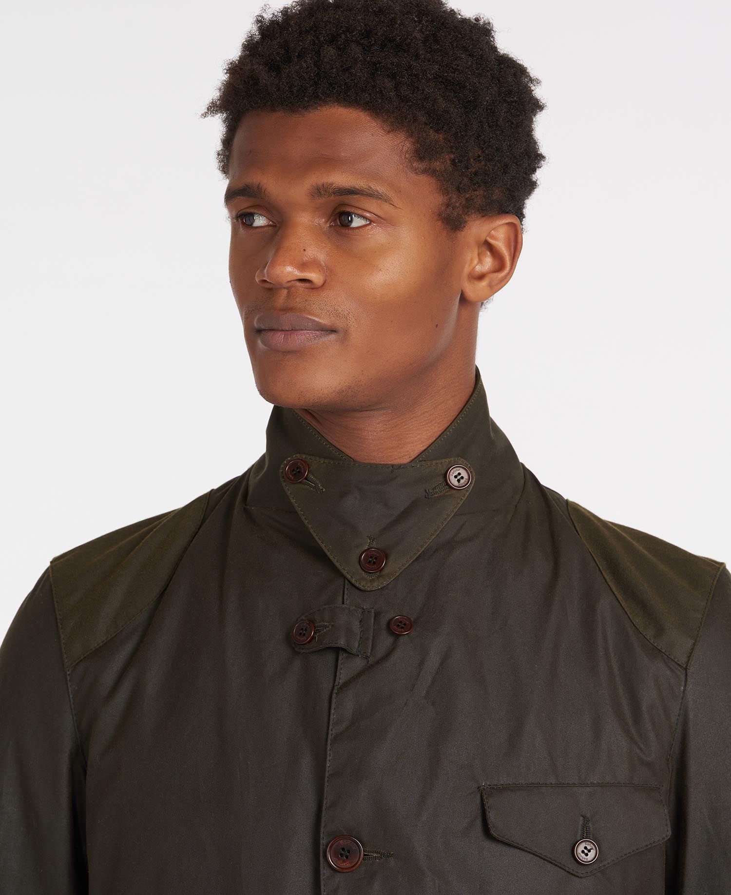 Barbour Beacon Sports Jacket in Olive | Barbour