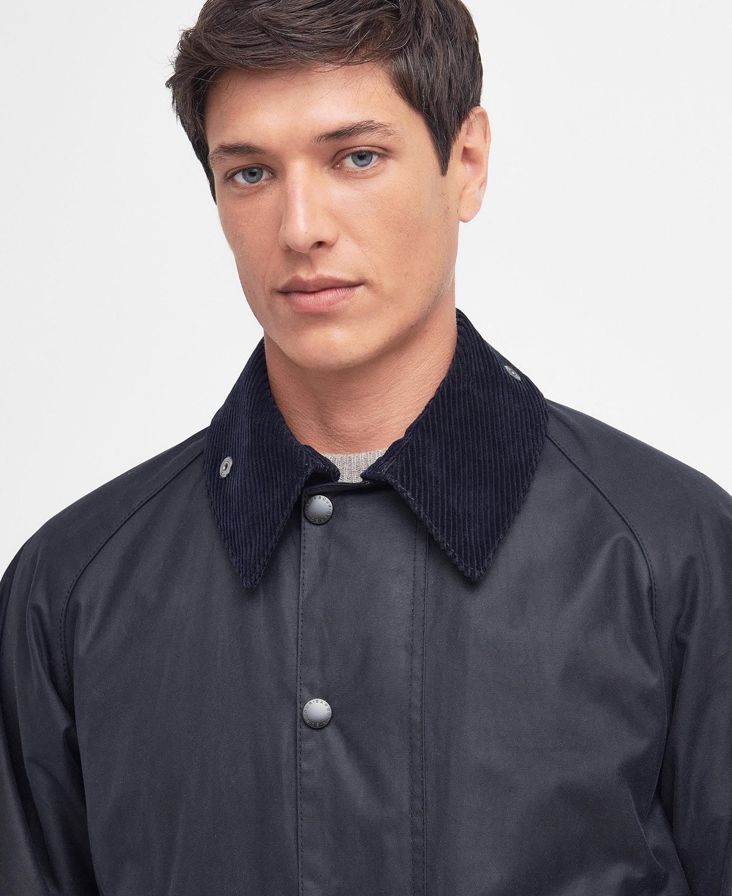 Beaufort Wax Jacket in Navy | Barbour