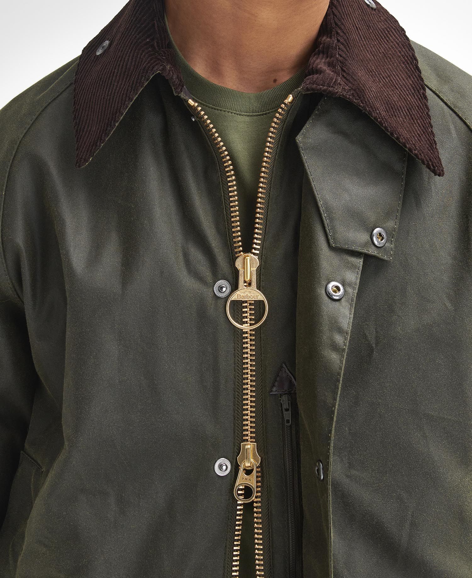 Men's barbour classic beaufort waxed jacket sales