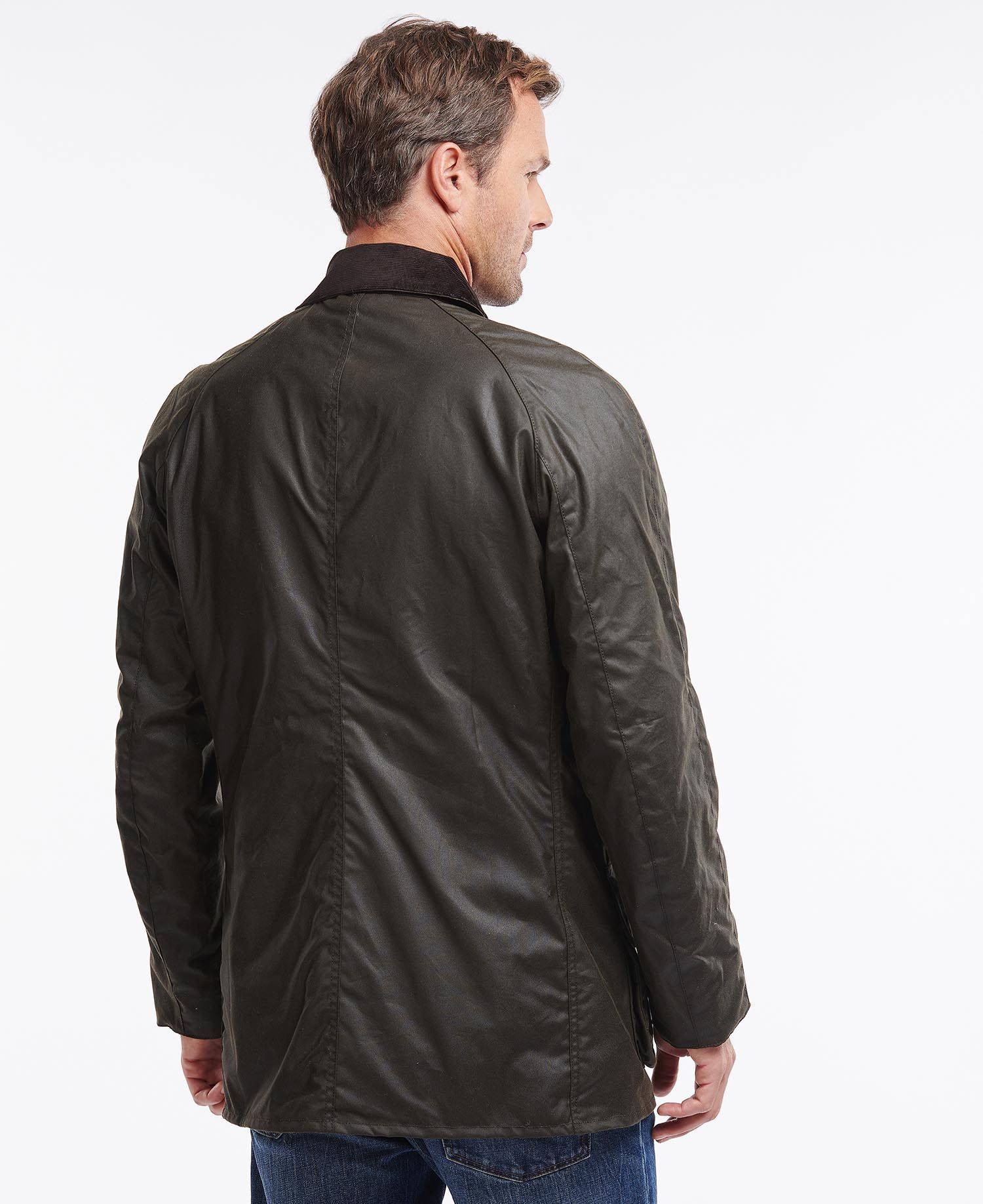 Barbour bristol wax jacket olive discount