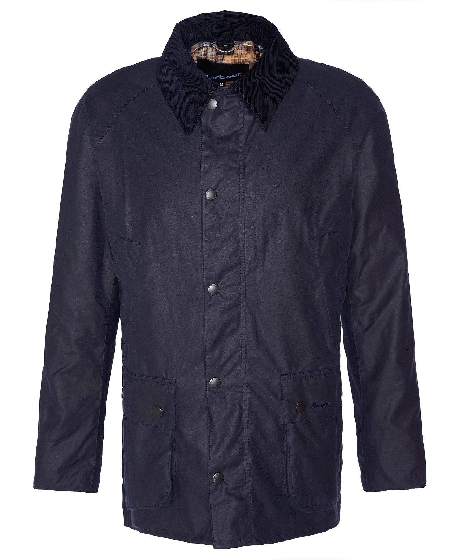 Barbour Ashby Wax Jacket in Navy | Barbour