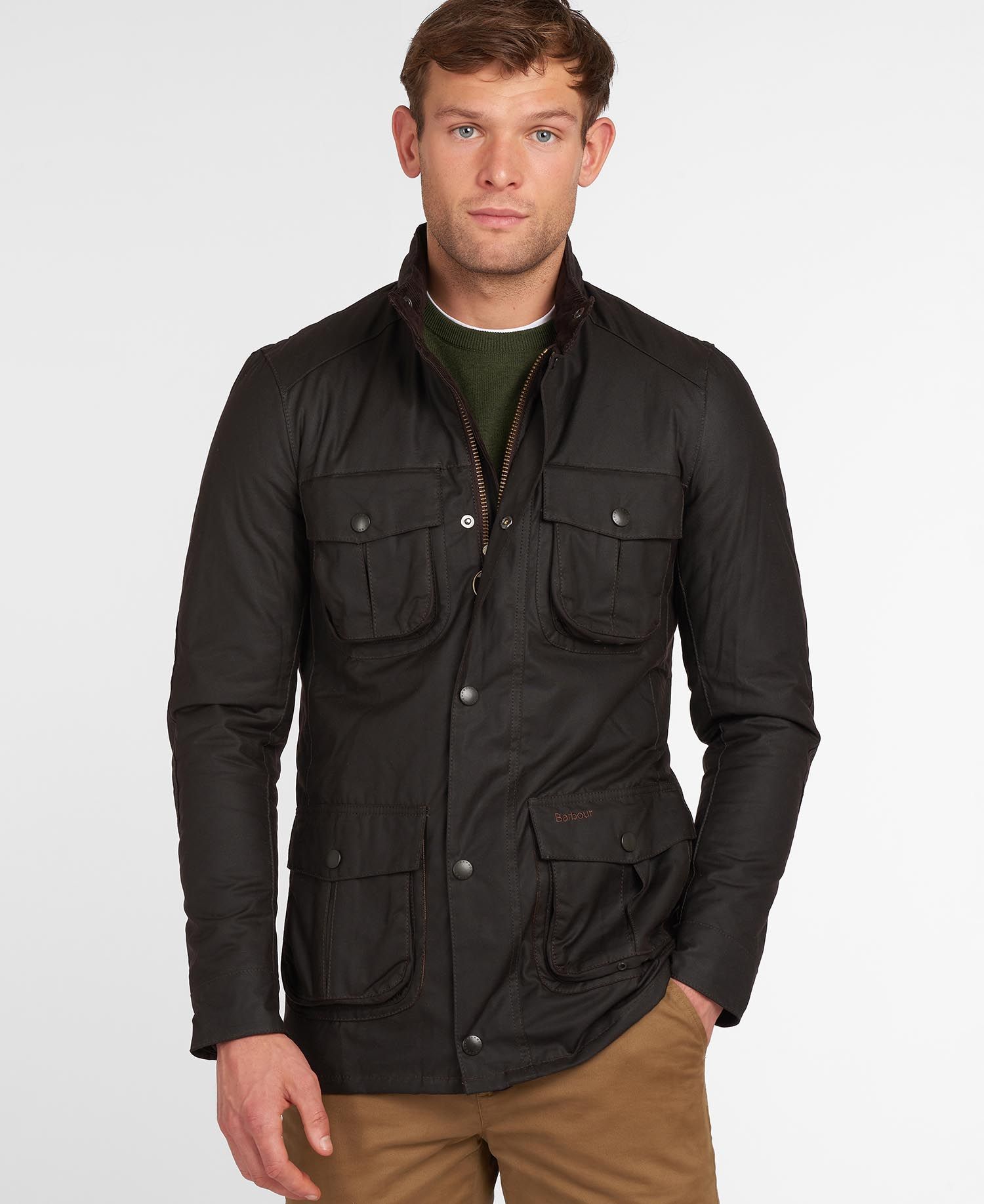 Barbour Corbridge Wax Jacket in Brown | Barbour