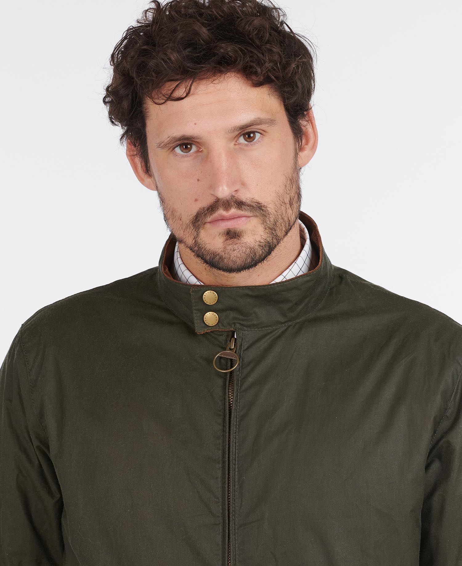 Barbour Lightweight Royston Waxed Cotton Jacket in Green Barbour