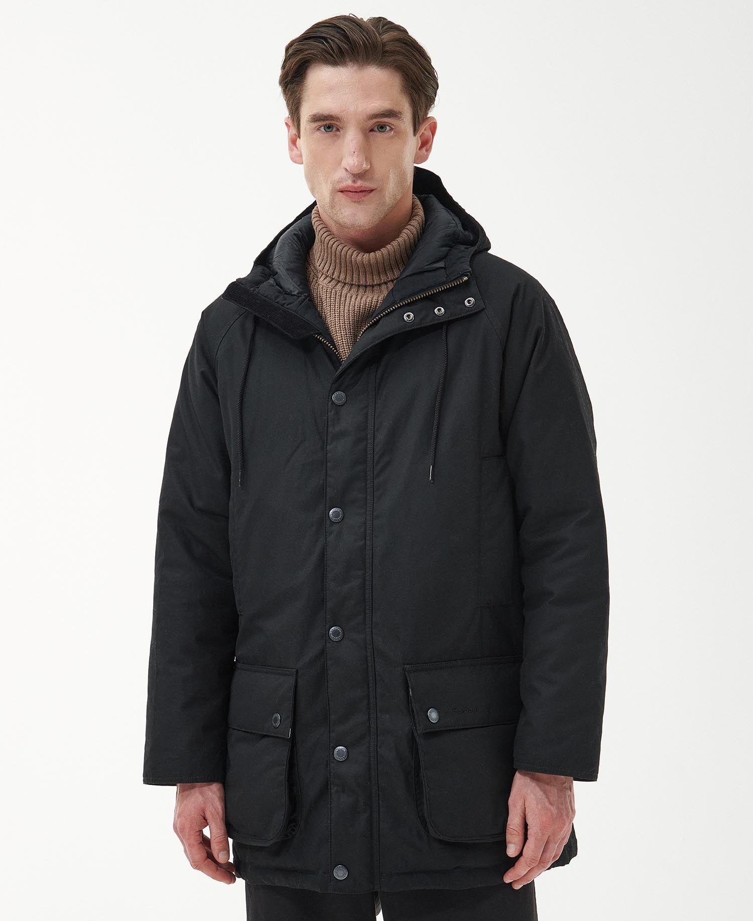 Shop the Barbour Hooded Beaufort Wax Jacket in Black today. Barbour