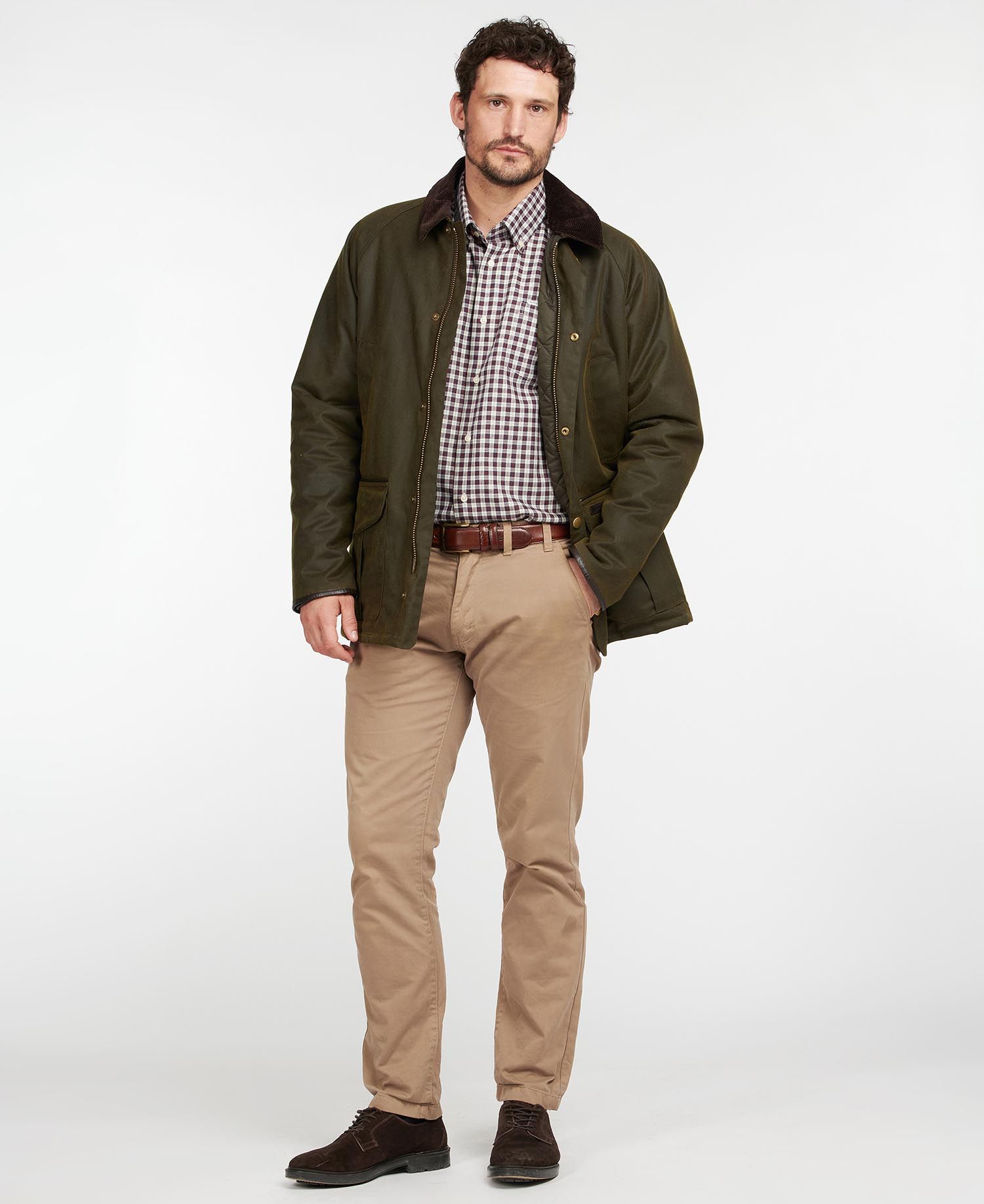 Barbour wax jacket olive clearance