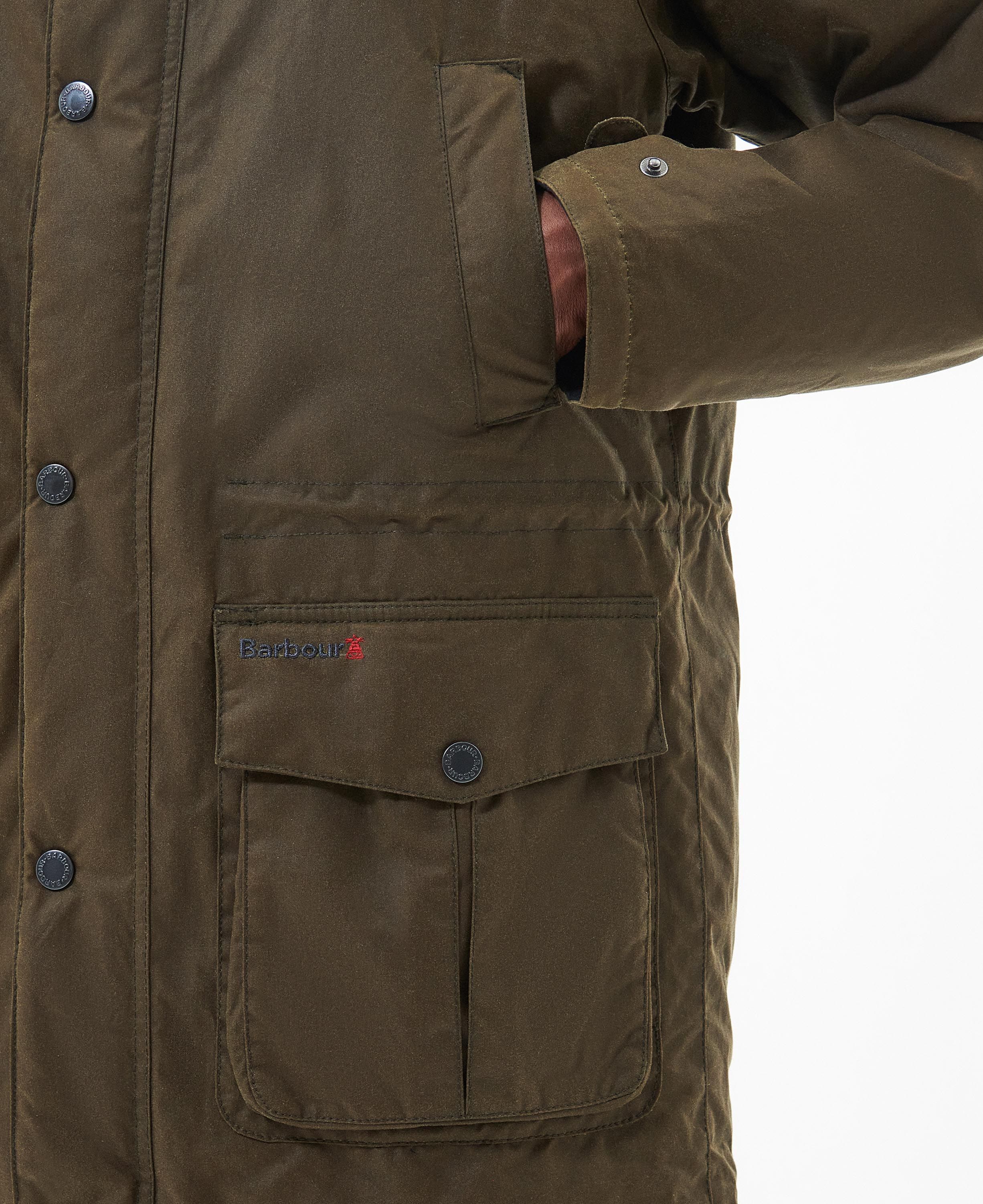 Shop the Barbour Corbridge Wax Parka Jacket in Brown today. Barbour