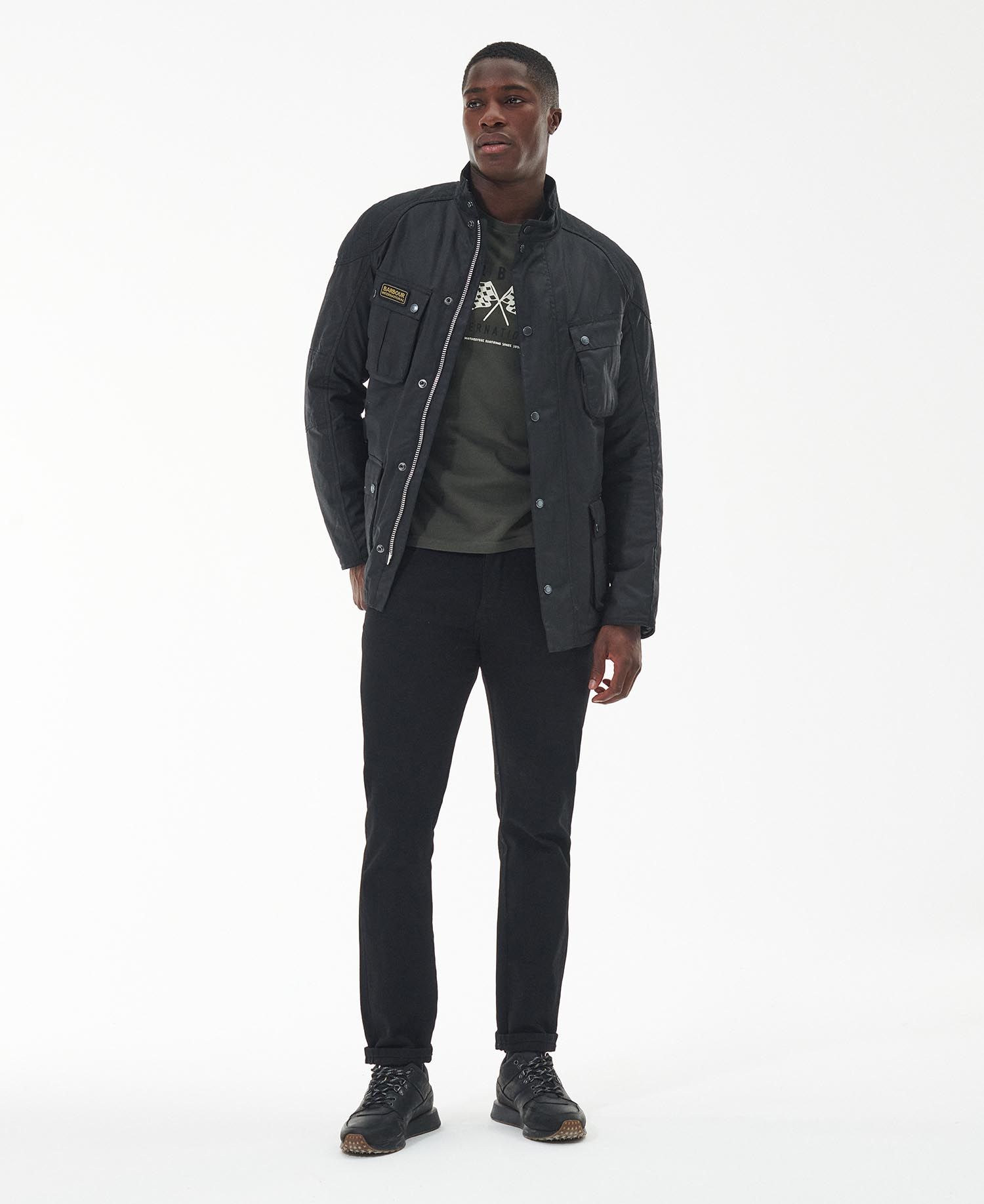 Barbour international lever wax best sale jacket