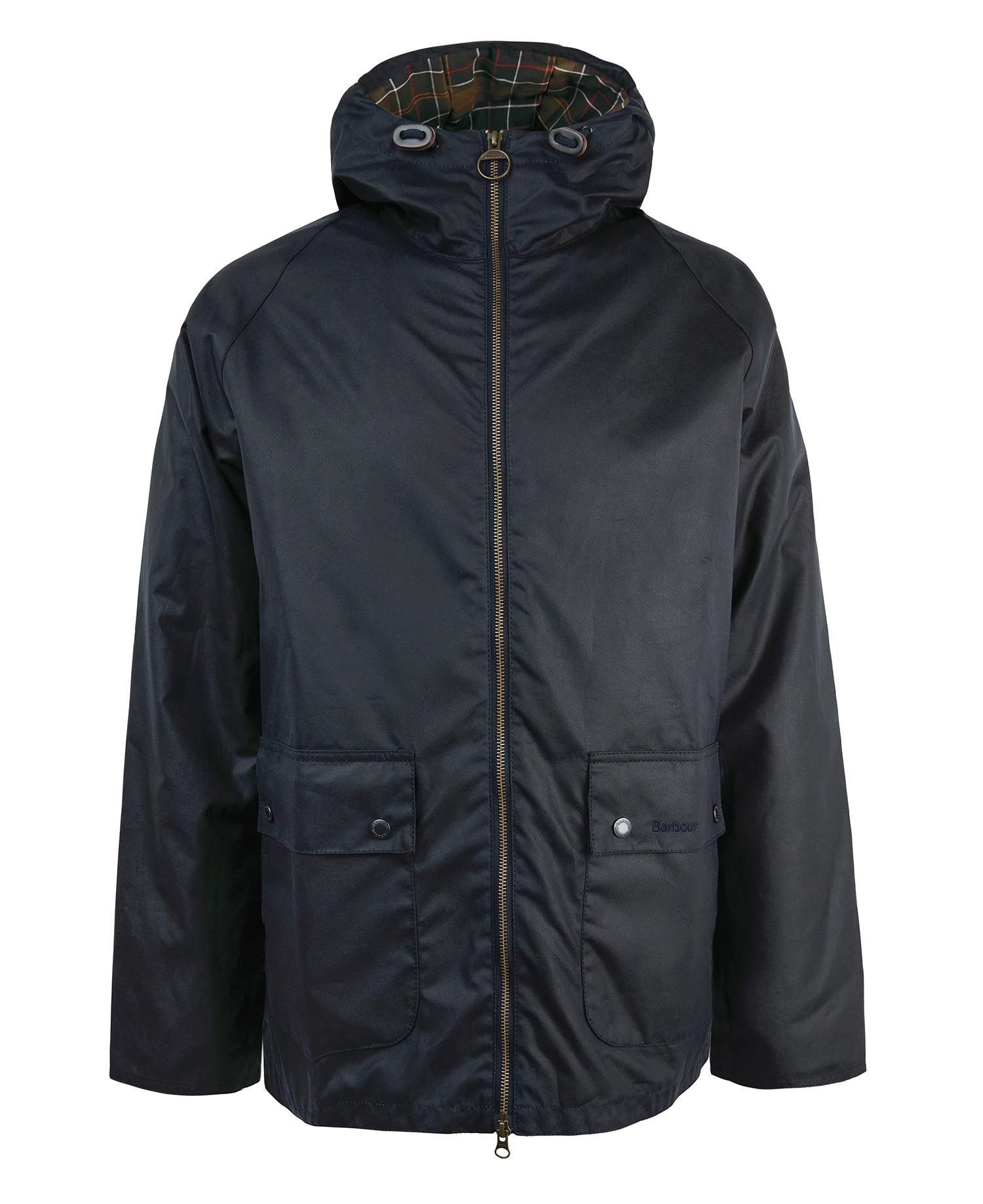 Barbour hooded hunting top waxed jacket