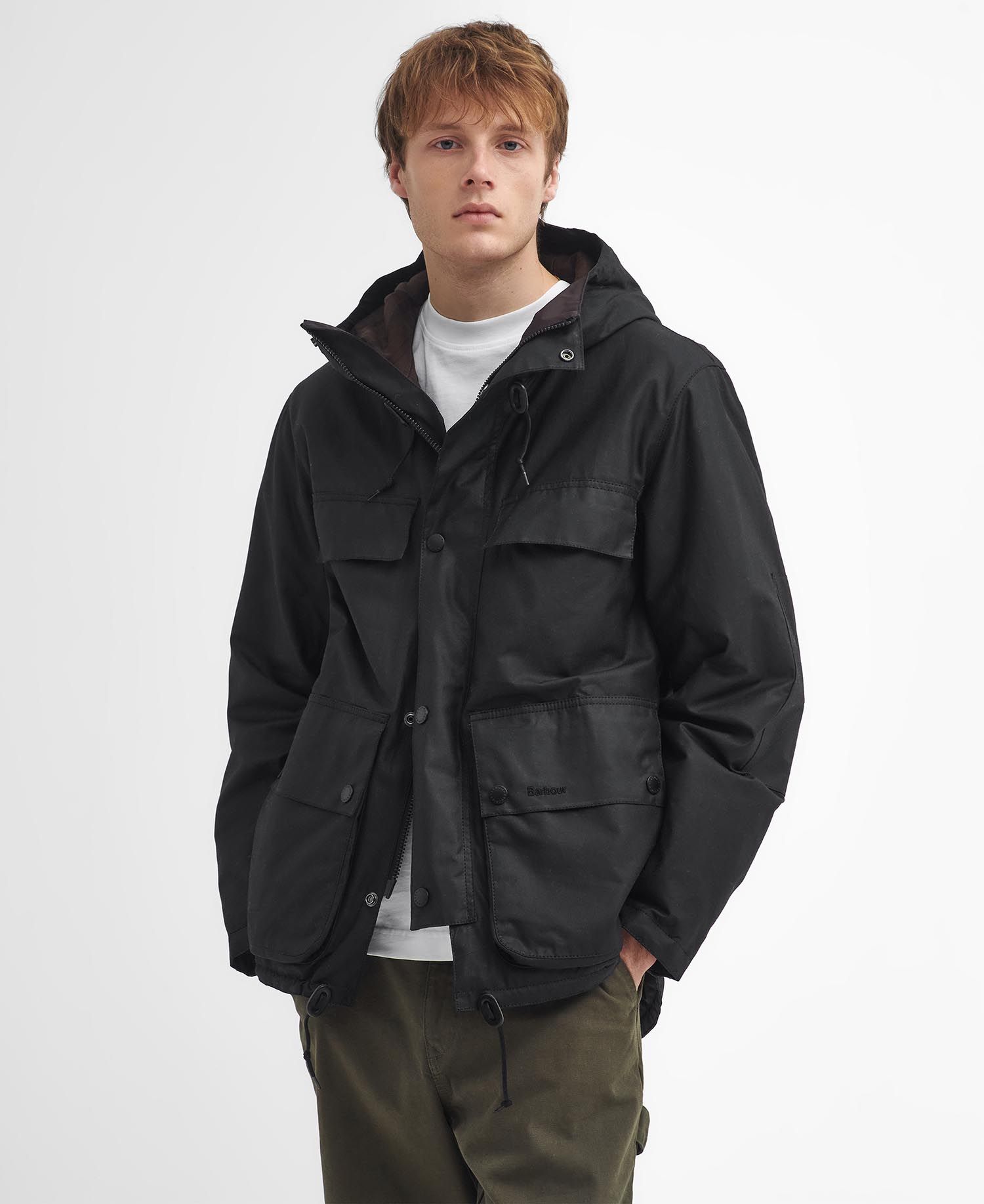 Black barbour jacket hotsell