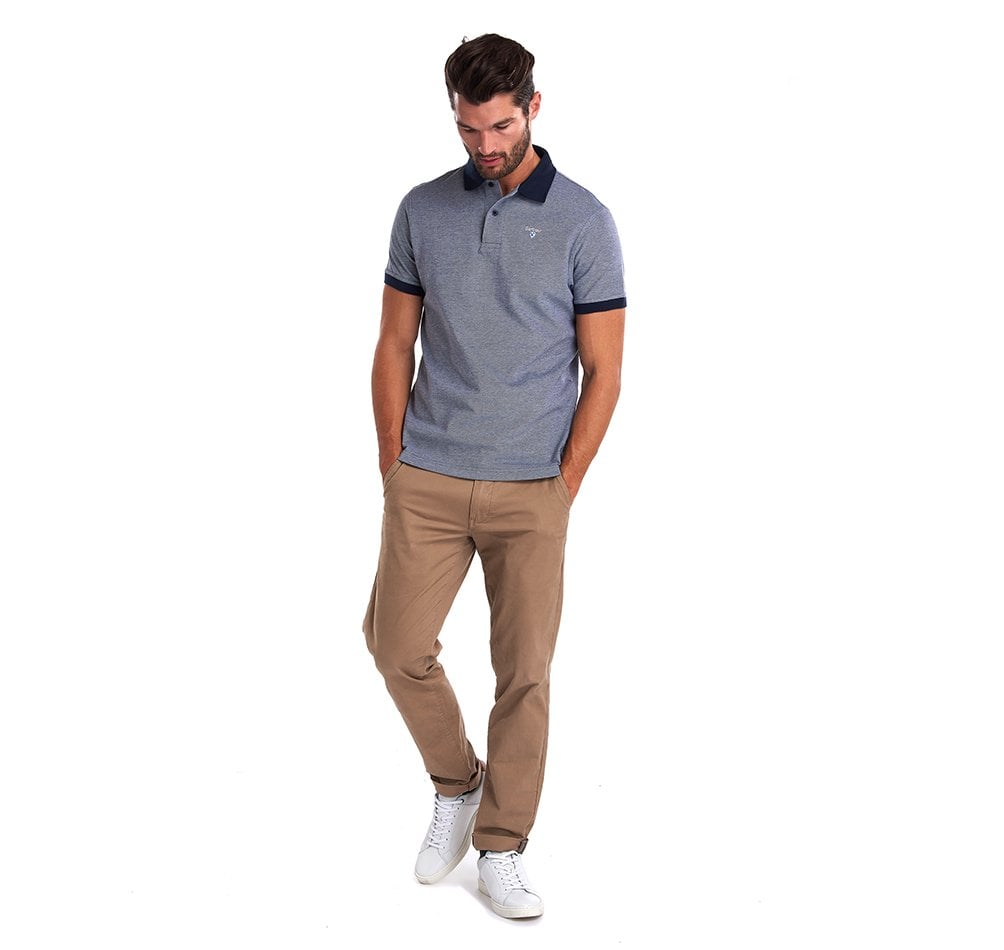 Barbour Sports Polo Mix in Blue | Barbour