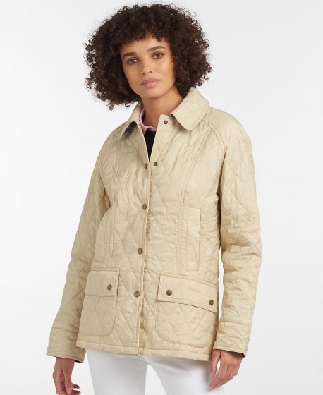 Barbour Summer Beadnell Quilt in Cream 