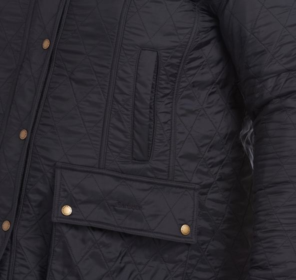 barbour beadnell polarquilt black