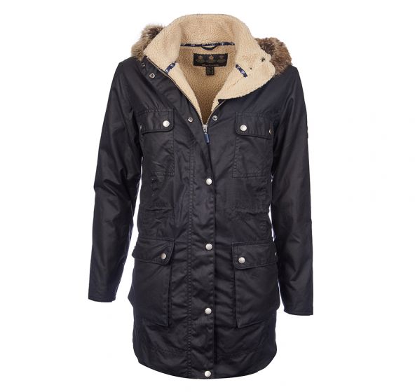 barbour carribena wax parka jacket