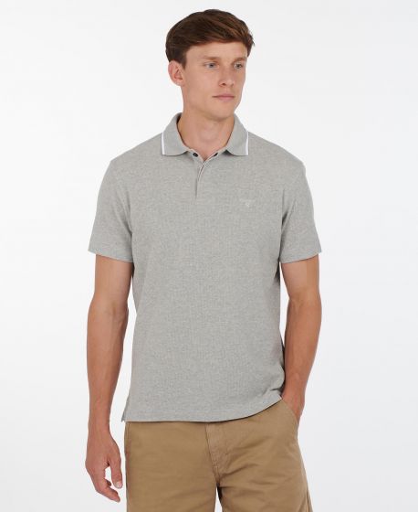 Barbour Malin Polo Shirt in Grey | Barbour