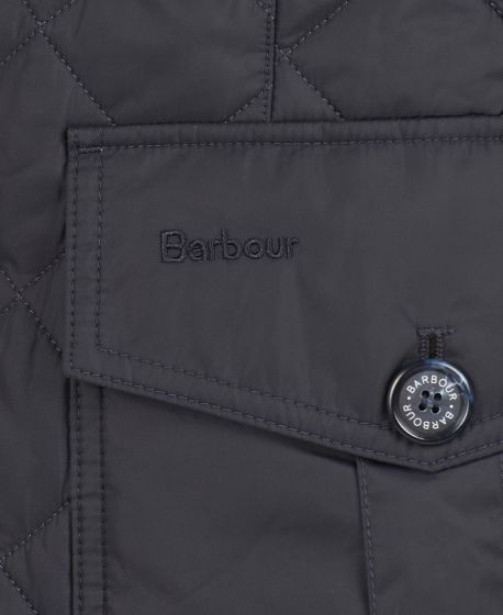 barbour international corner quilted jacket