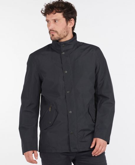 barbour navy waterproof jacket