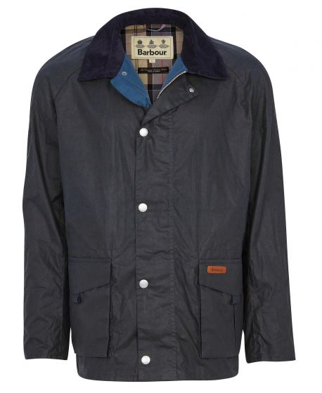 barbour mens waxed cotton jacket