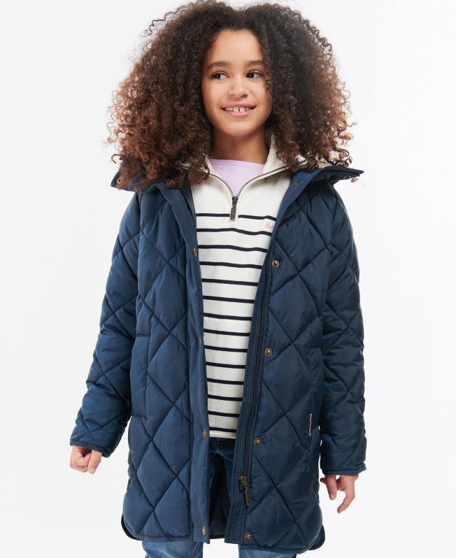 Shop the Barbour Girls Sandyford Quilted Jacket today. | Barbour