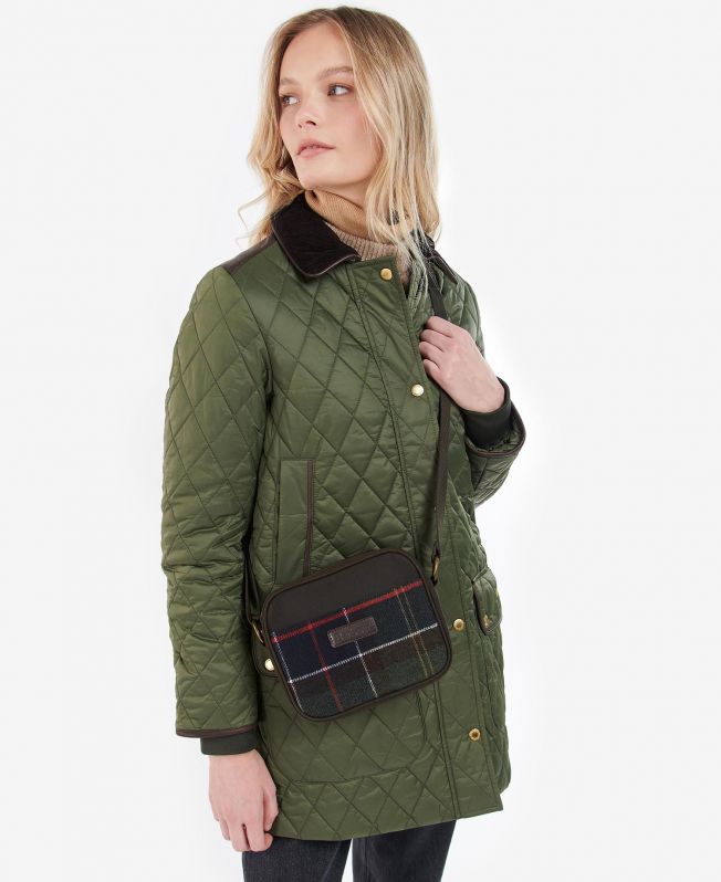 Trench Crossbody Bag in Olive