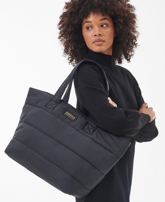 Large quilted tote best sale bags
