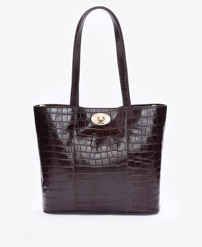 Barbour tote bag Brown shop