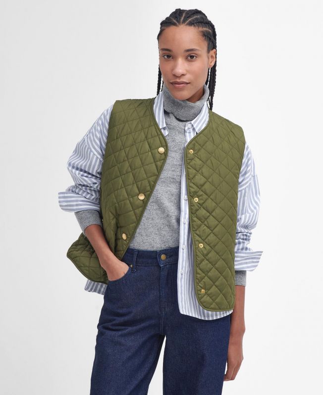 Shop the Barbour Lorelei Gilet in Green today. Barbour