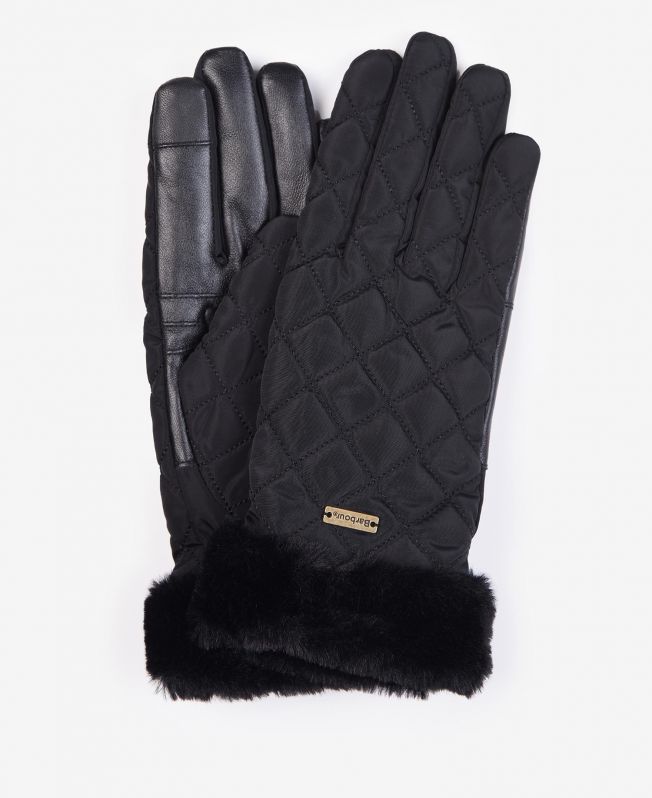 Barbour quilted gloves clearance
