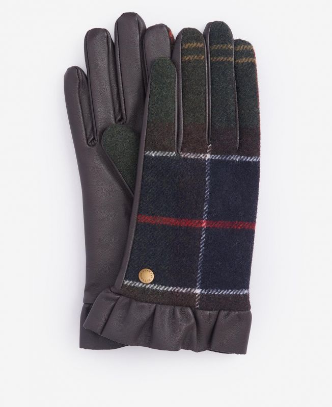 Shop the Barbour Elishaw Tartan Leather Gloves in Multi today. Barbour