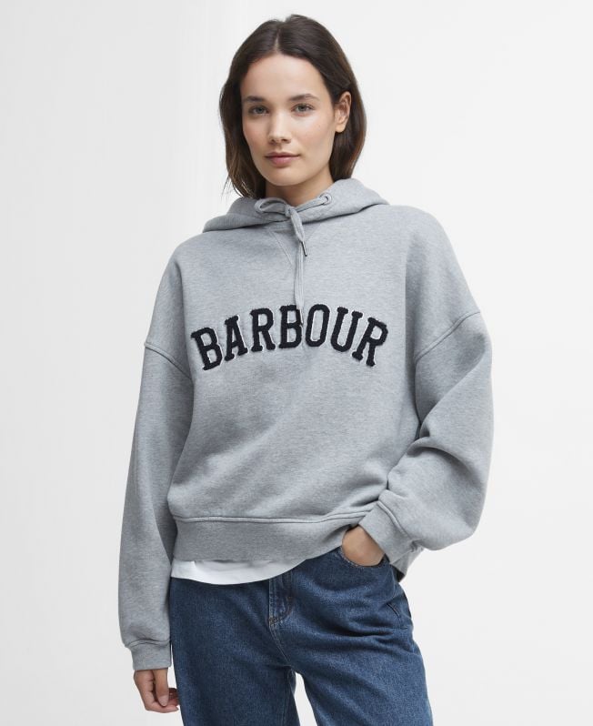Shop the Barbour Mayfield Logo Hoodie in Grey today. Barbour