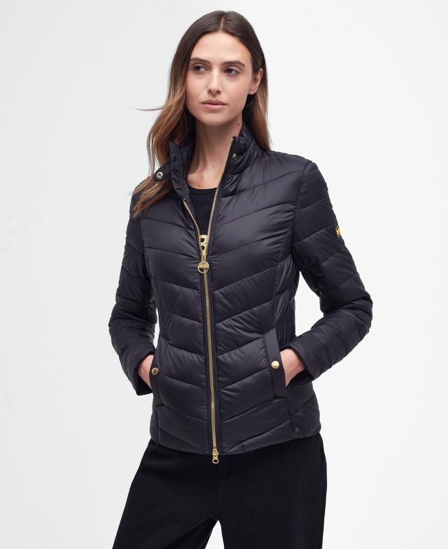 B.Intl Aubern Quilted Jacket in Black | Barbour