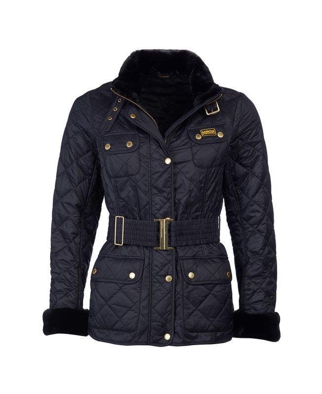Buy Barbour® International Padded Longline Belted Trackline Jacket from  Next Germany