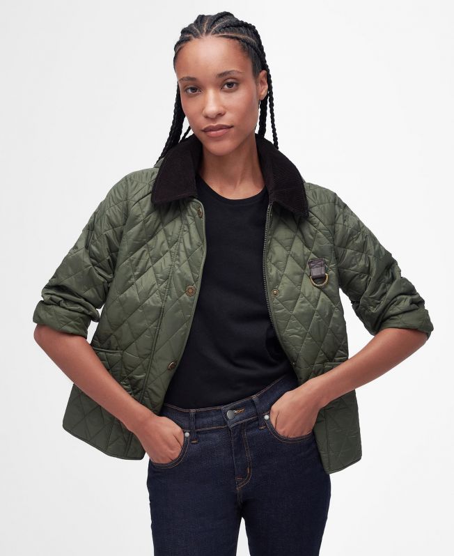 Barbour quilted deals jacket olive