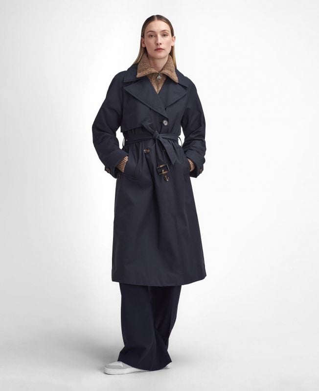 Shop the Barbour Gwyn Showerproof Trench Coat in Black today. Barbour