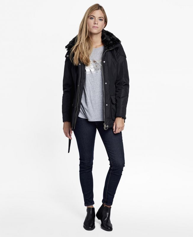 Barbour international outlaw hooded jacket hotsell
