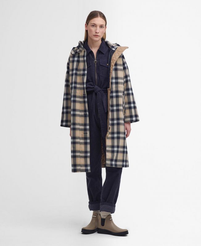 Shop the Barbour Iris Tartan Waterproof Jacket in Navy today. Barbour