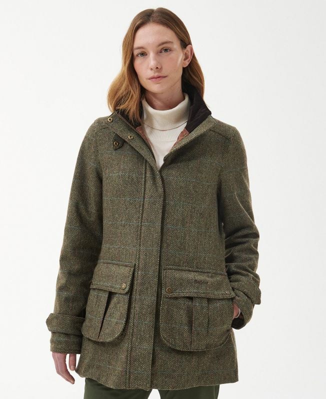 Barbour womens tweed discount jacket