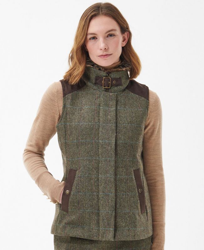 Barbour wool deals gilet