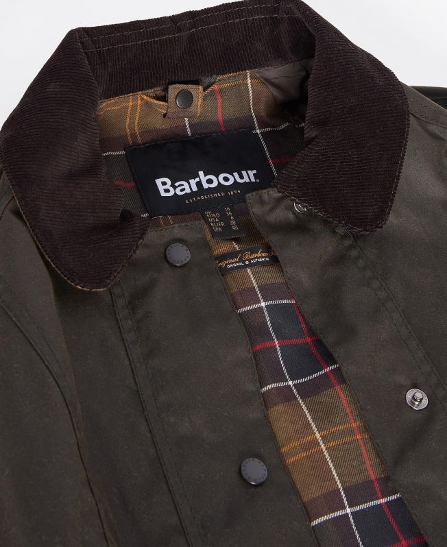 Barbour beadnell waxed jacket olive new arrivals