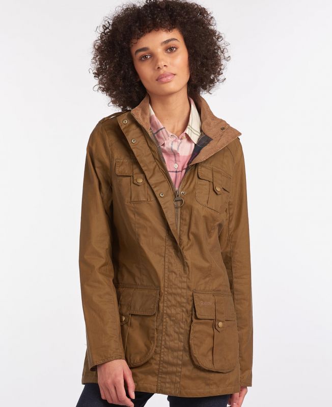 Barbour coats outlet womens Brown