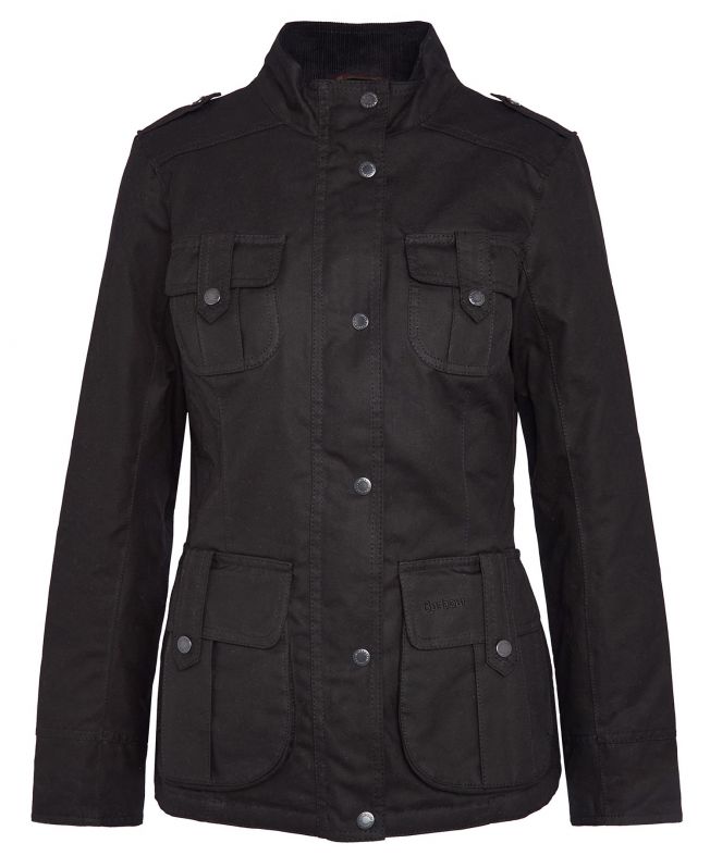 Shop the Barbour Winter Defence Wax Jacket in Black today. Barbour