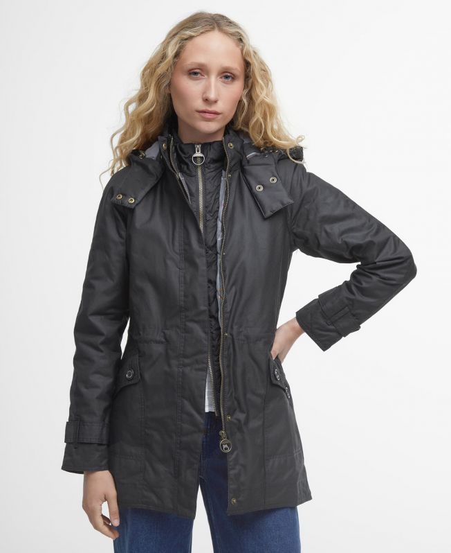 Barbour international jacket black shop