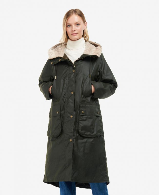 Womens barbour hotsell parka coat