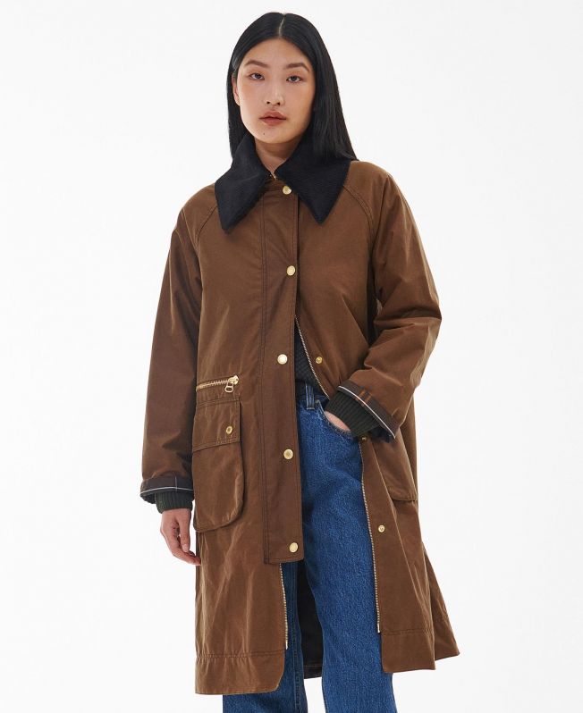 Shop the Barbour Townfield Wax Jacket in Brown today. | Barbour