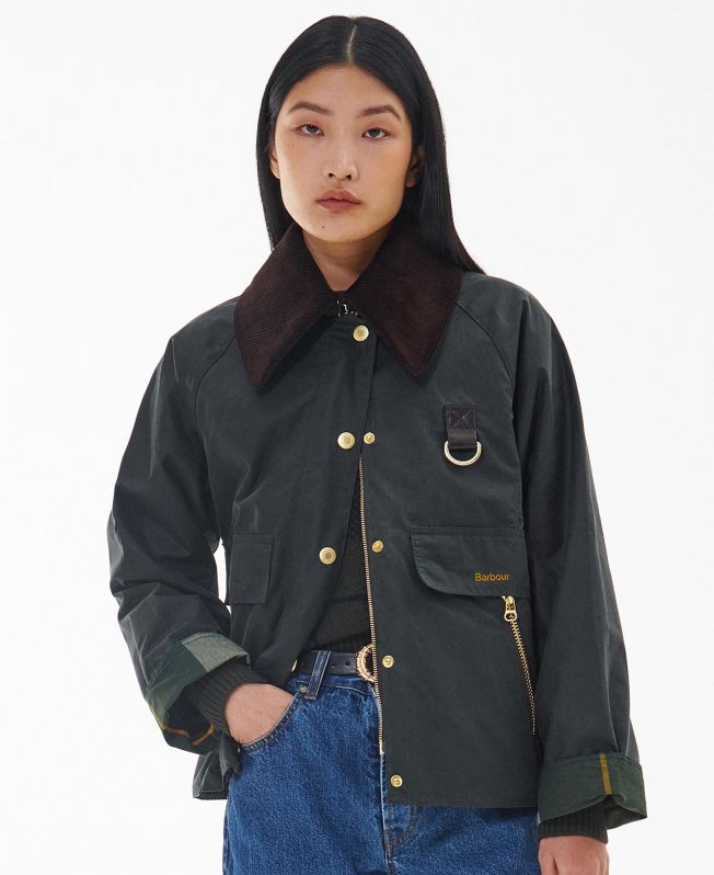 Shop the Barbour Catton Wax Jacket in Green today. | Barbour