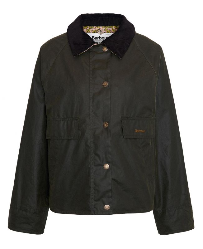 Barbour cropped jacket shop